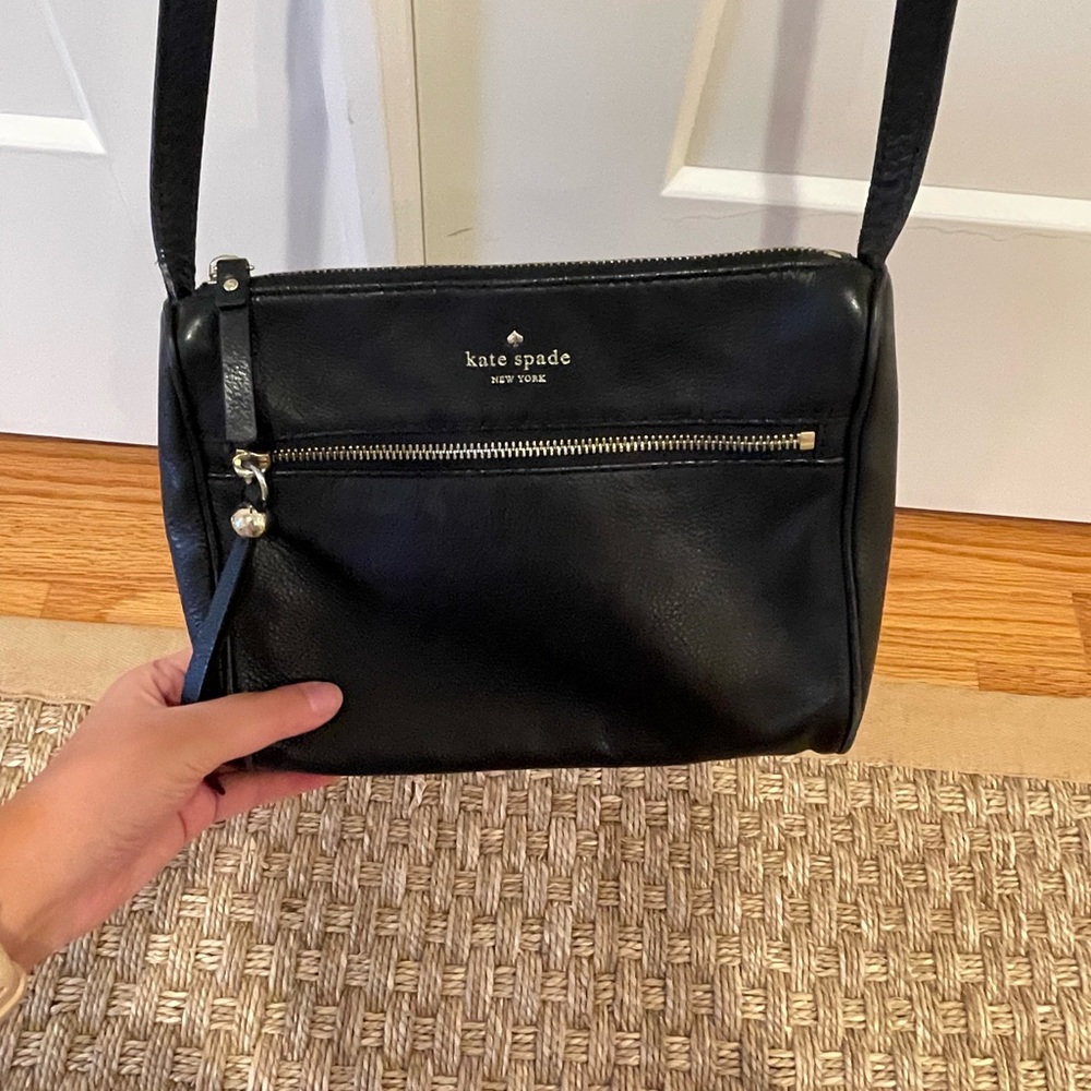 Kate Spade Black Leather Cobble Hill Crossbody Bag